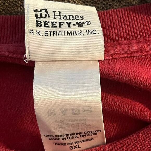 Littleton Harley Davidson Mens  2XL Graphic T-Shirt Maroon Biker Motorcycle NH - Picture 7 of 10